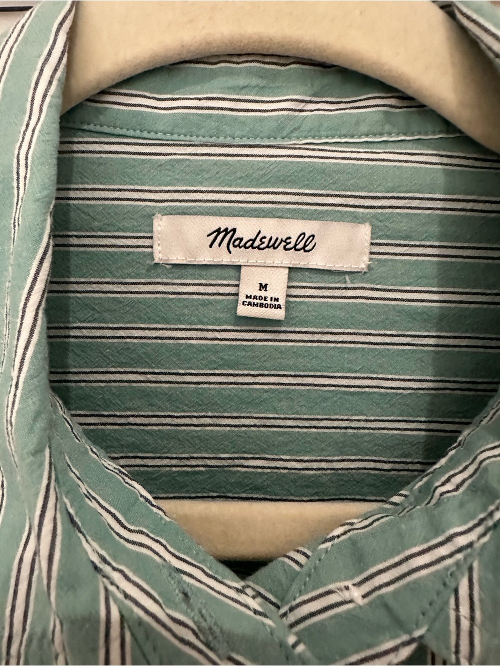 Madewell Signature Poplin Oversized Shirt - Picture 7 of 11